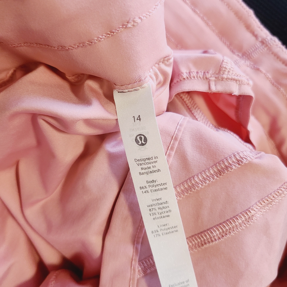 Lululemon Pink Track That Mid-Rise Lined Short 5" - Picture 7 of 10